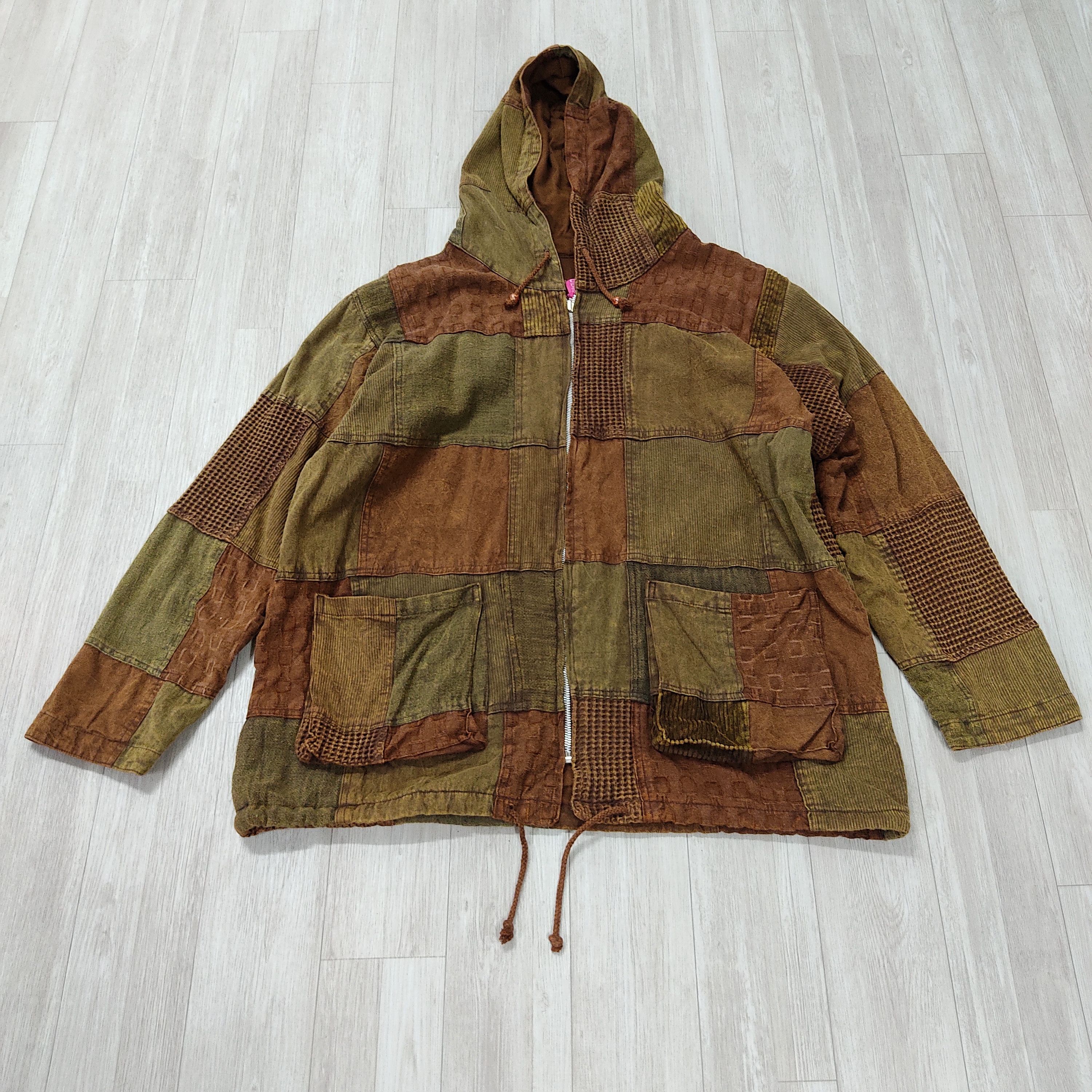 Japanese Brand EL RODEO Patchwork Kapital Inspired Parka Jacket Size US XXL / EU 58 / 5 - 4 Thumbnail