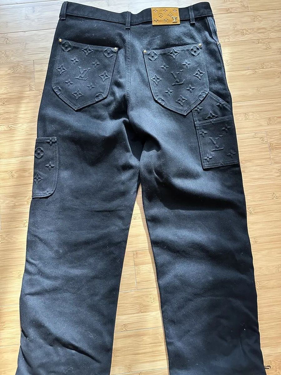 Louis Vuitton Monogram Carpenter Pants Size US 32 / EU 48 - 3 Thumbnail