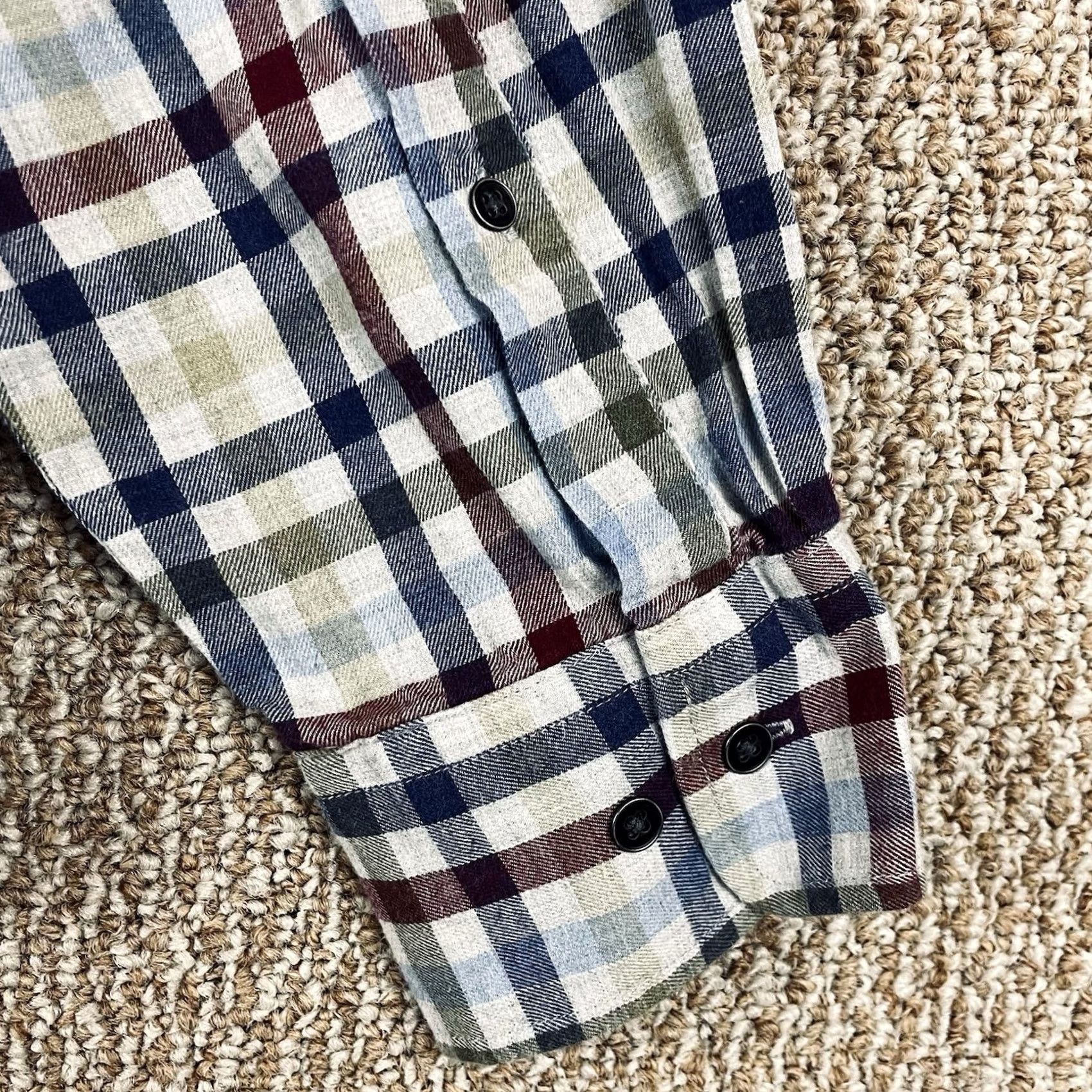 Peter Millar Peter Millar Shirt Mens XL Check Sutton Cotton Sport Button Crown Sutton 165 Size US XL / EU 56 / 4 - 5 Thumbnail