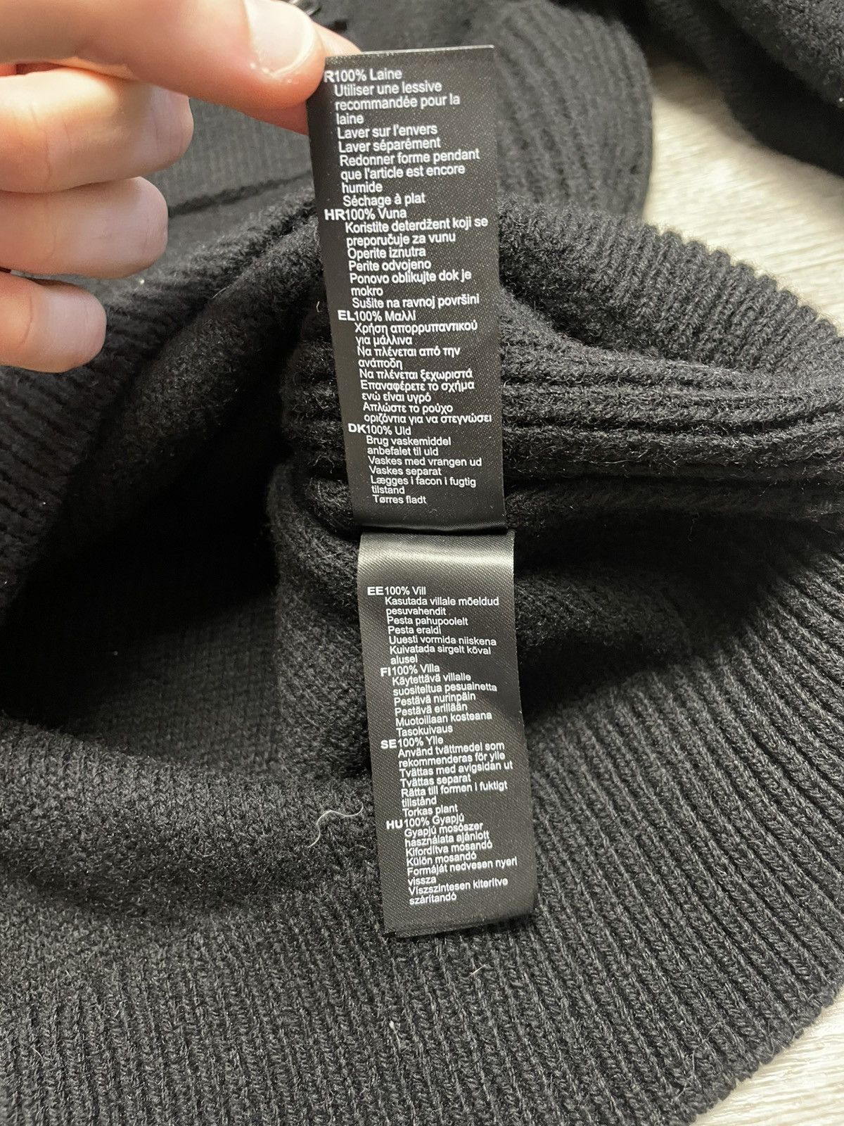 Barbour Vintage Barbour Black Wool Half Zip Button-Up Sweater Size US M / EU 48-50 / 2 - 11 Thumbnail
