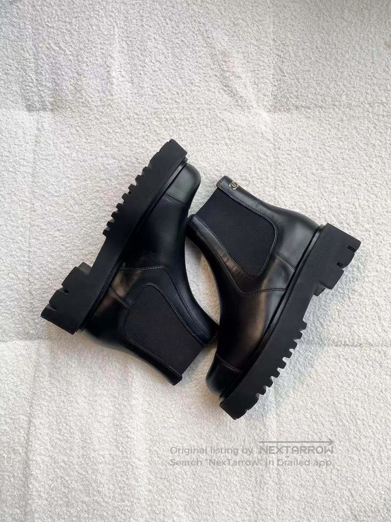 Chanel Chanel Thick-soled booties| Size US 6.5 / IT 36.5 - 4 Thumbnail
