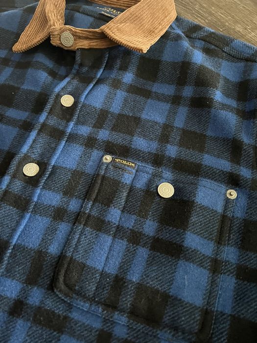 Ralph Lauren Polo Ralph Lauren Flannel Shirt Blue Black Plaid Button up ...