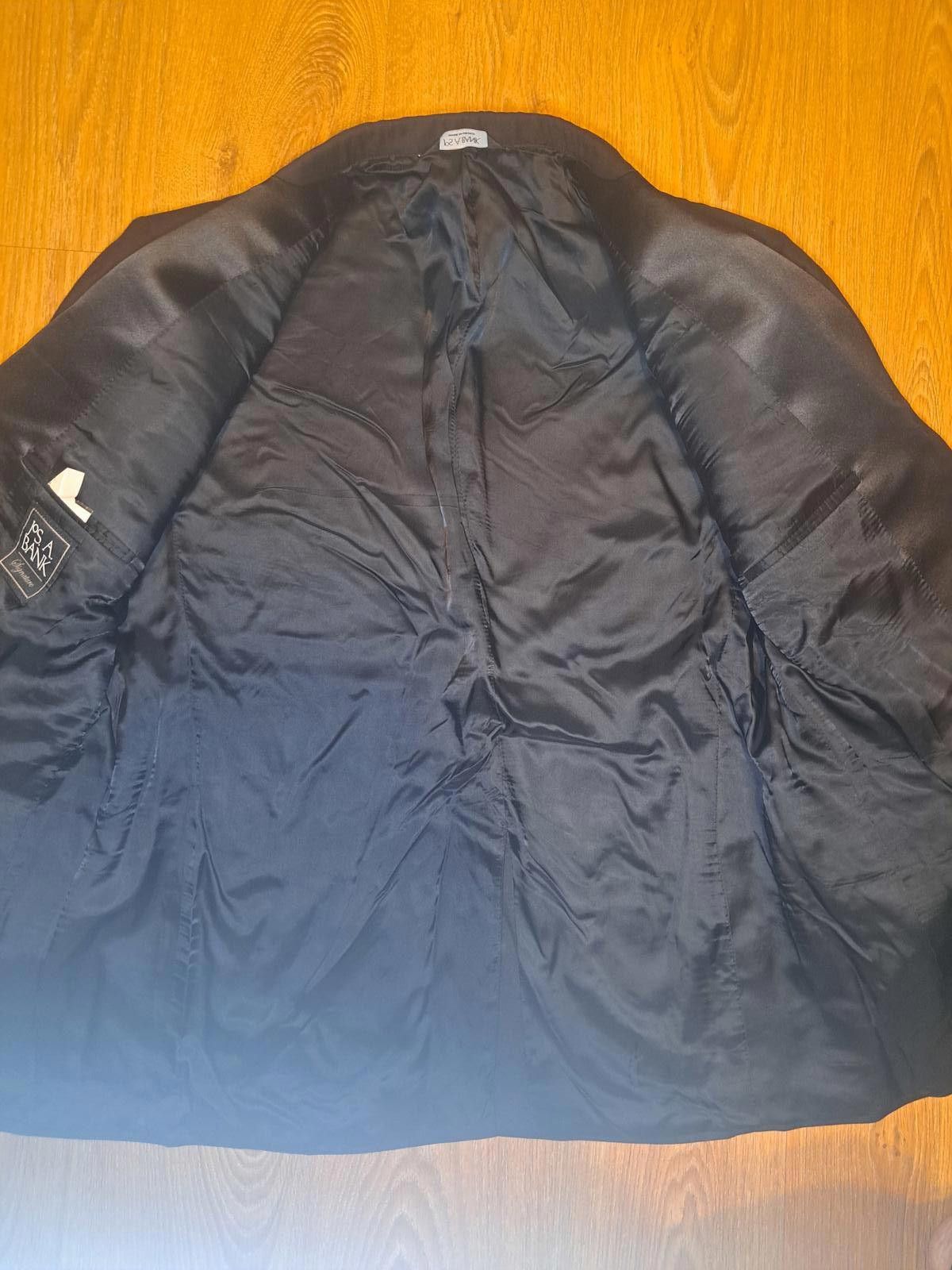 Jos. A. Bank Jos A Bank Tuxedo Jacket Separate Mens 50L Black 100% Wool Size 50L - 7 Thumbnail