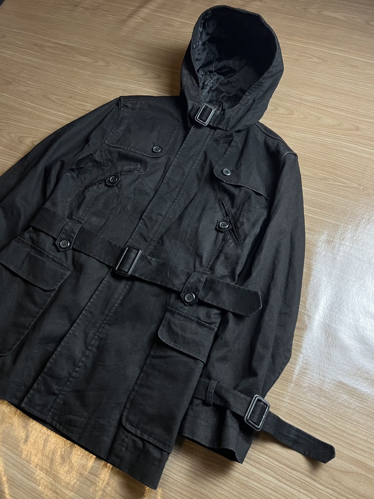 Issey Miyake Nozomi Ishiguro Parka Bondage Jacket Size US M / EU 48-50 / 2 - 4 Thumbnail