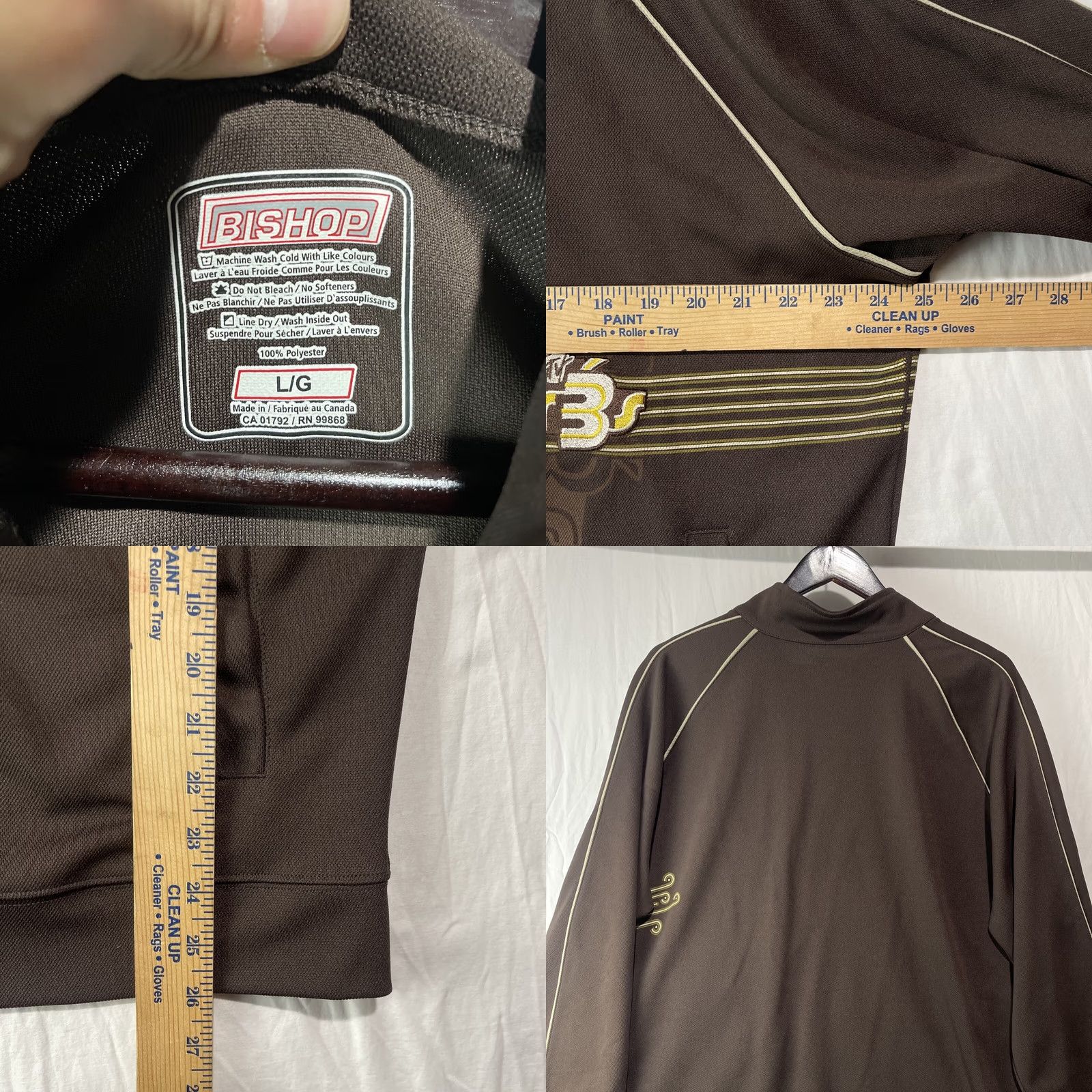 Vintage VINTAGE MTV TRACK JACKET Mens Large Brown Tres Latin Spanish Videos Y2K Full Zip Track Jacket Mens Large Brown Y2K Full Zip MTV Vintage Size US L / EU 52-54 / 3 - 8 Thumbnail