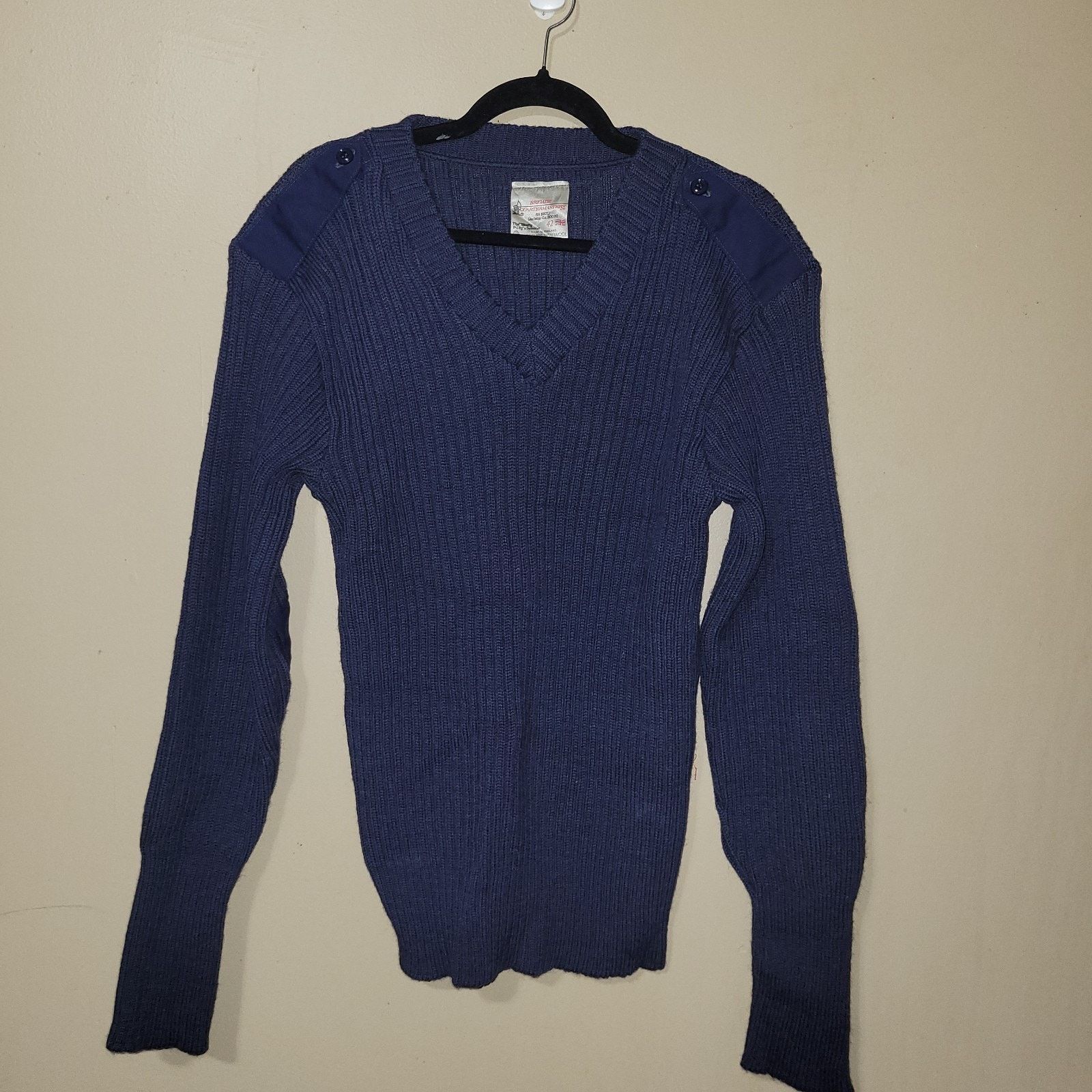 & Other Stories Brigade Quartermasters Woolly Wool Sweater England Mens 42 M Size US M / EU 48-50 / 2 - 1 Thumbnail