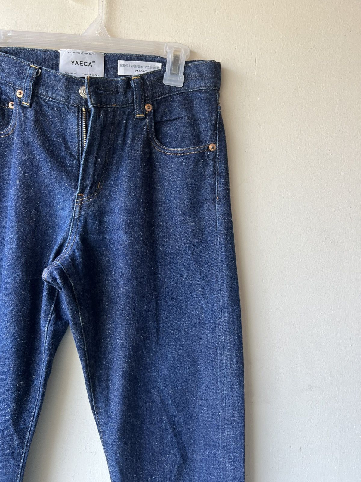 YAECA YAECA 8-11W Japan Lightweight Denim Selvedge Jeans Cropped Size US 30 / EU 46 - 13 Thumbnail