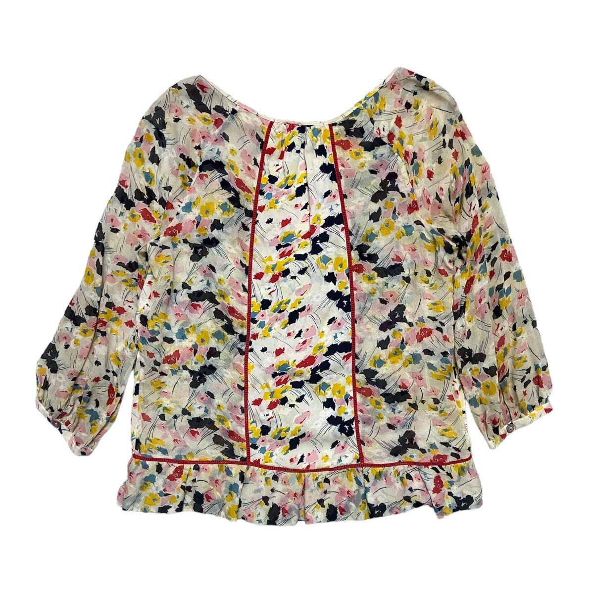 Diane von Furstenberg Diane von Furstenberg Floral Blouse Size XS / US 0-2 / IT 36-38 - 2 Thumbnail
