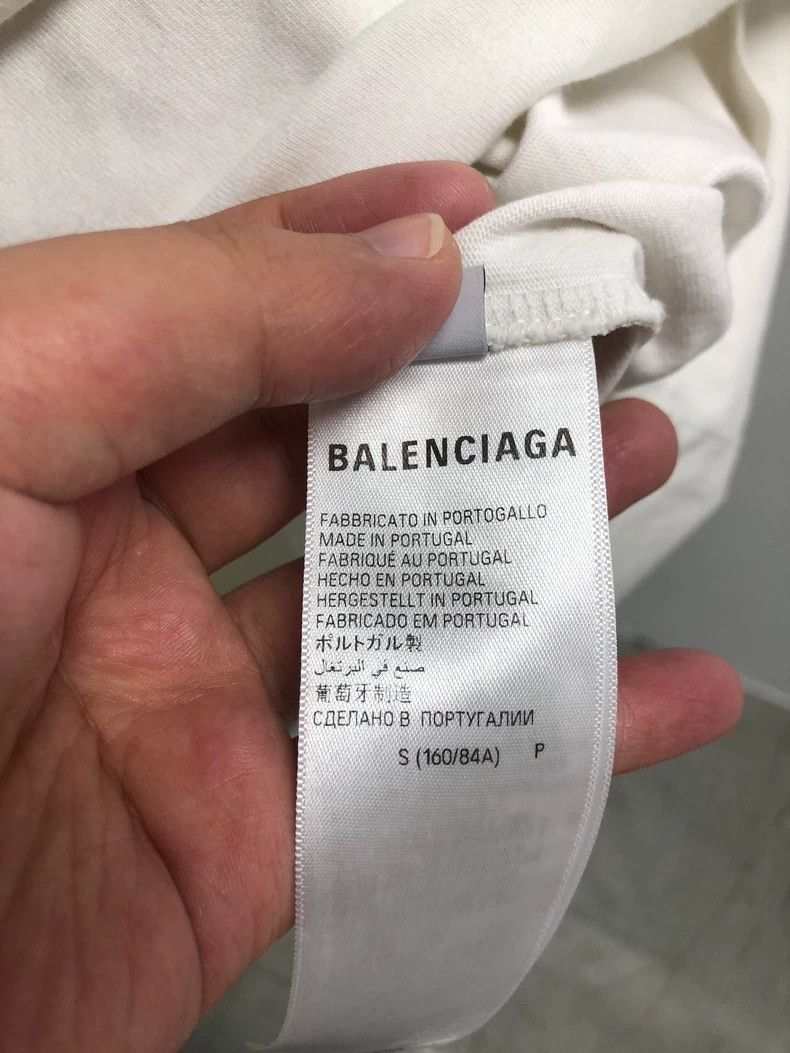 Balenciaga Balenciaga Heart Pattern Short Sleeve T-Shirt White S Size US S / EU 44-46 / 1 - 5 Thumbnail