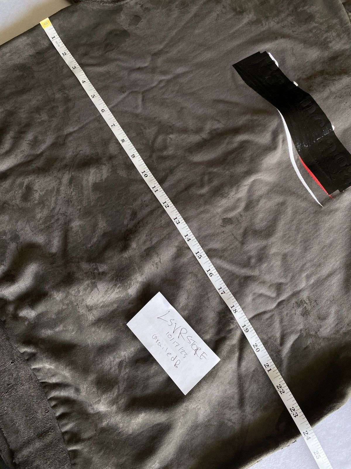 Balenciaga BALENCIAGA Destroyed Mud Gaffer Zip Hoodie Grey Medium Size US M / EU 48-50 / 2 - 17 Thumbnail