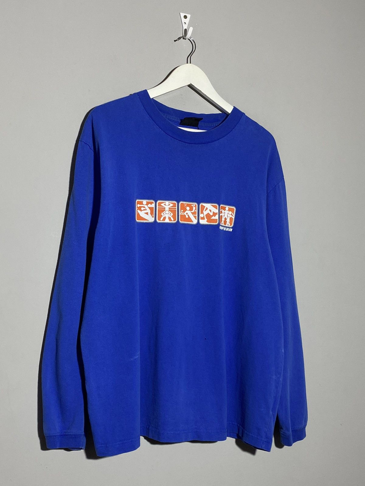 No Fear Vintage 00s No Fear Graphic Print Long Sleeve T-shirt Size US L / EU 52-54 / 3 - 3 Thumbnail
