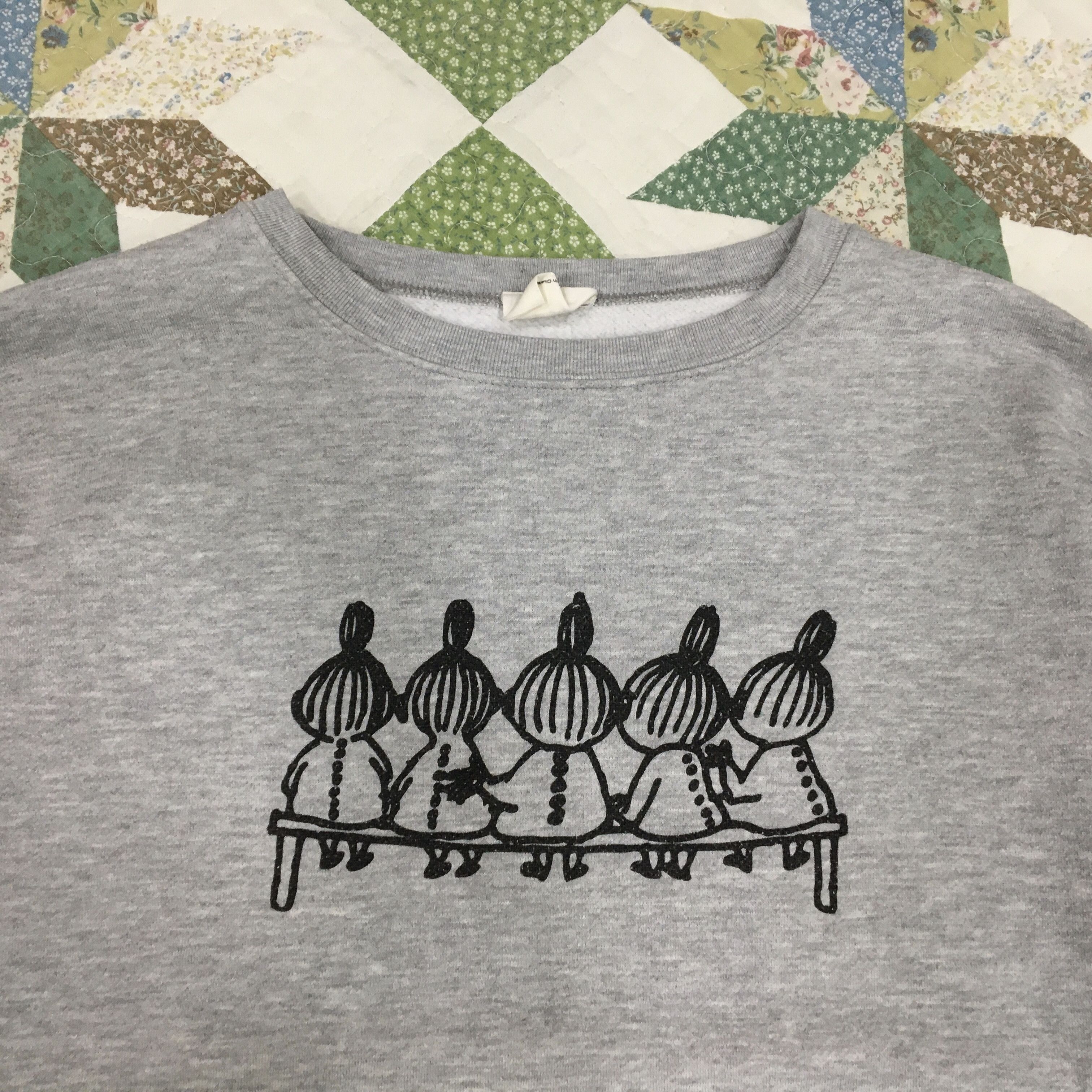 Cartoon Network × Disney × Japanese Brand Moomin Character Crewneck Sweatshirt Size S / US 4 / IT 40 - 4 Thumbnail