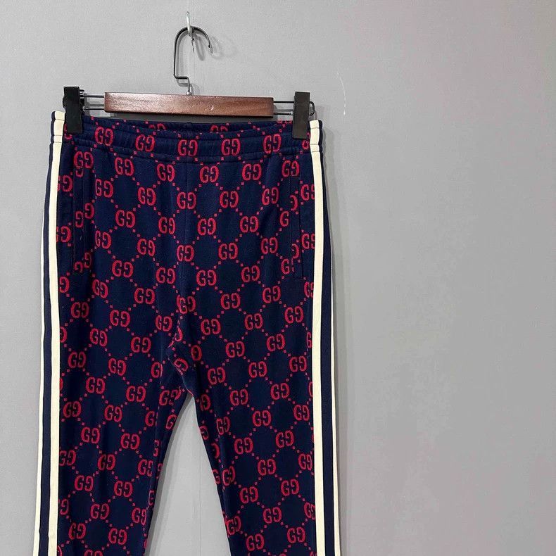 Gucci Red Printed Gucci Long Pants-2505 Size 23" - 2 Thumbnail