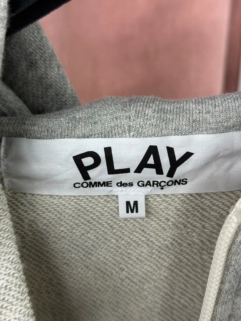 Comme des Garcons Comme des Garcons Grey love zipper hooded sweater coat Size M / US 6-8 / IT 42-44 - 5 Thumbnail