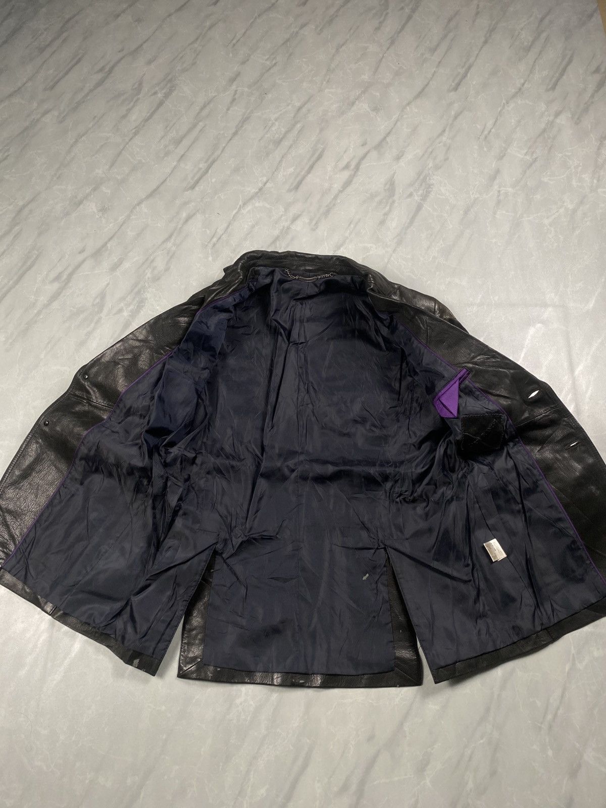 Japanese Brand Vintage Japanese Carte Blanche Punk Leather Blazer Jacket Size US M / EU 48-50 / 2 - 7 Thumbnail
