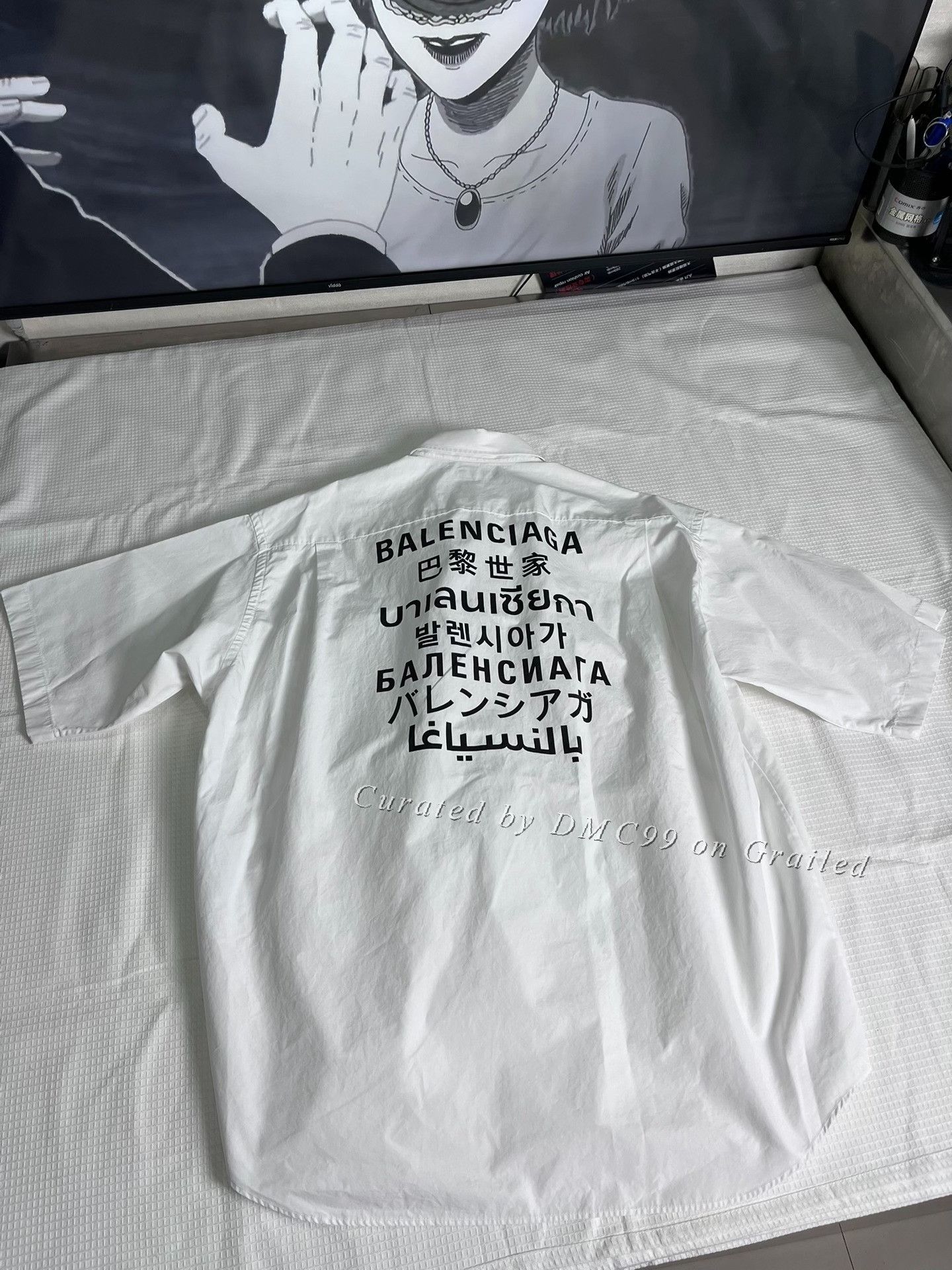 Balenciaga Balenciaga Language Shirt Size 37 Size M / US 6-8 / IT 42-44 - 1 Thumbnail