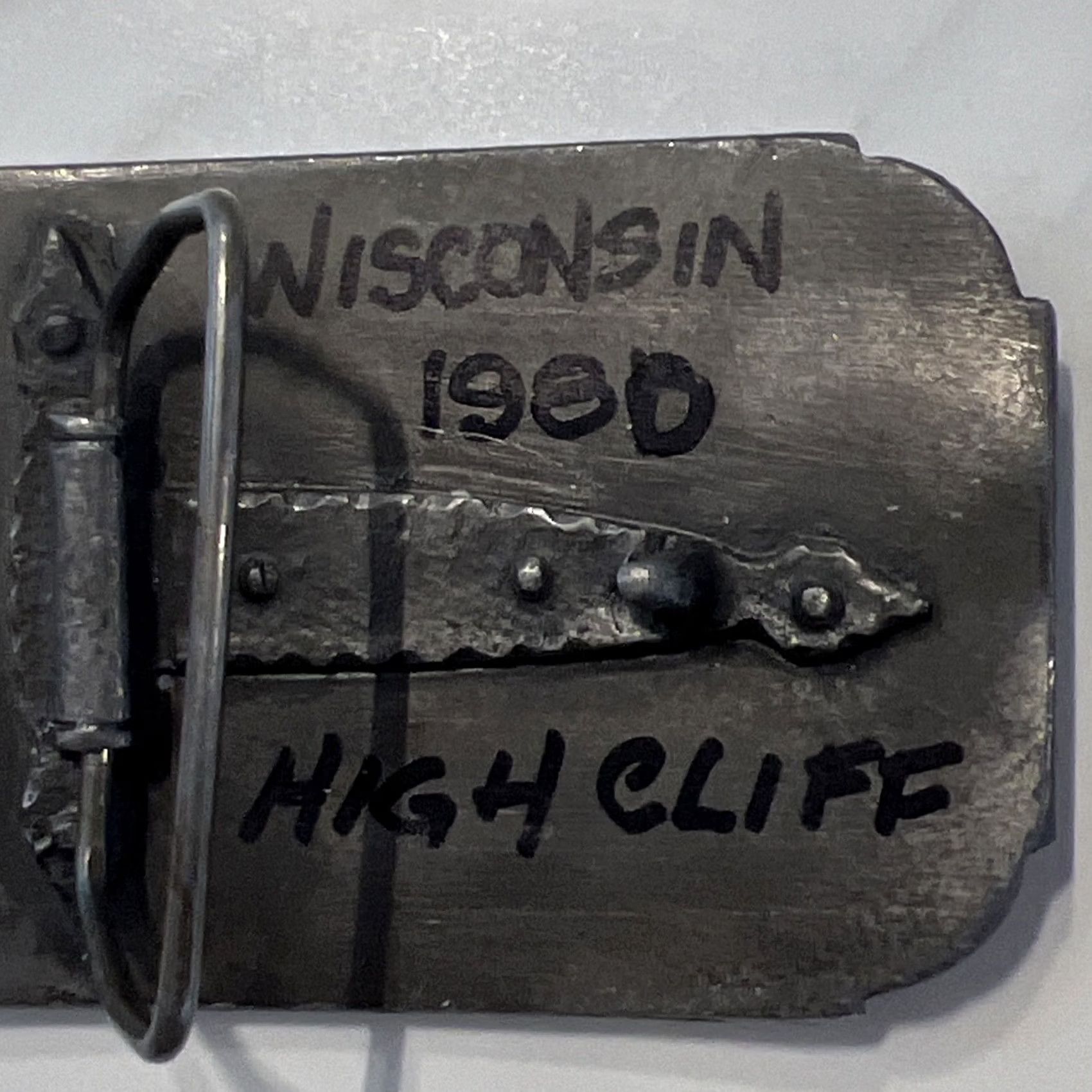 Vintage VINTAGE CORD Owners Club US Belt Buckle Cord 812 Supercharged Metal Silver Men 1980s Cars Size ONE SIZE - 5 Thumbnail