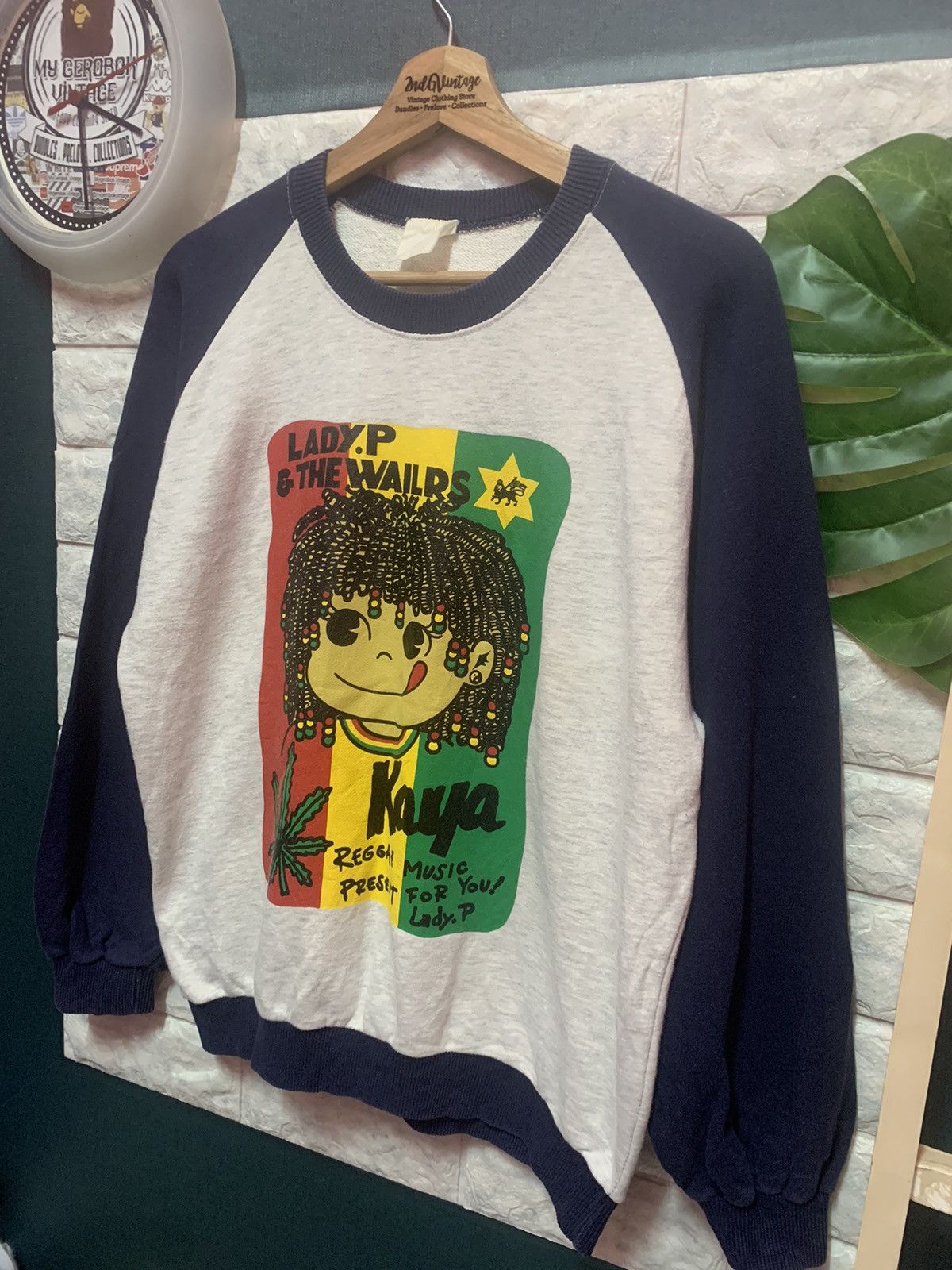 Other × Vintage VINTAGE!! Sweatshirt RASTA Reggae Size US M / EU 48-50 / 2 - 3 Thumbnail