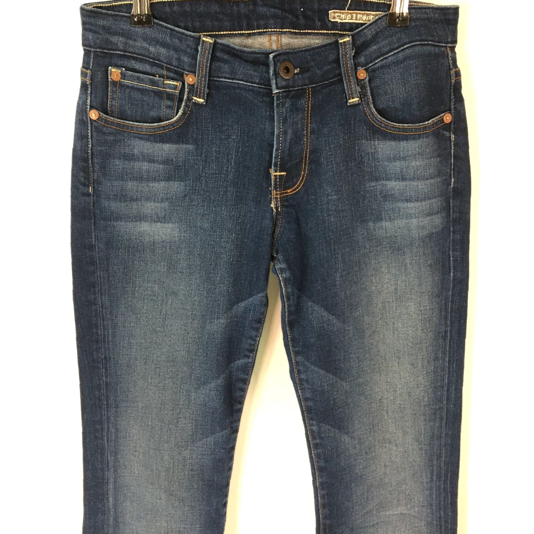 Vintage Chip And Pepper Jeans Women 24 Blue Bootcut Casual Flat Front Denim Cowboy Womens Size 42" / US 20 - 3 Thumbnail