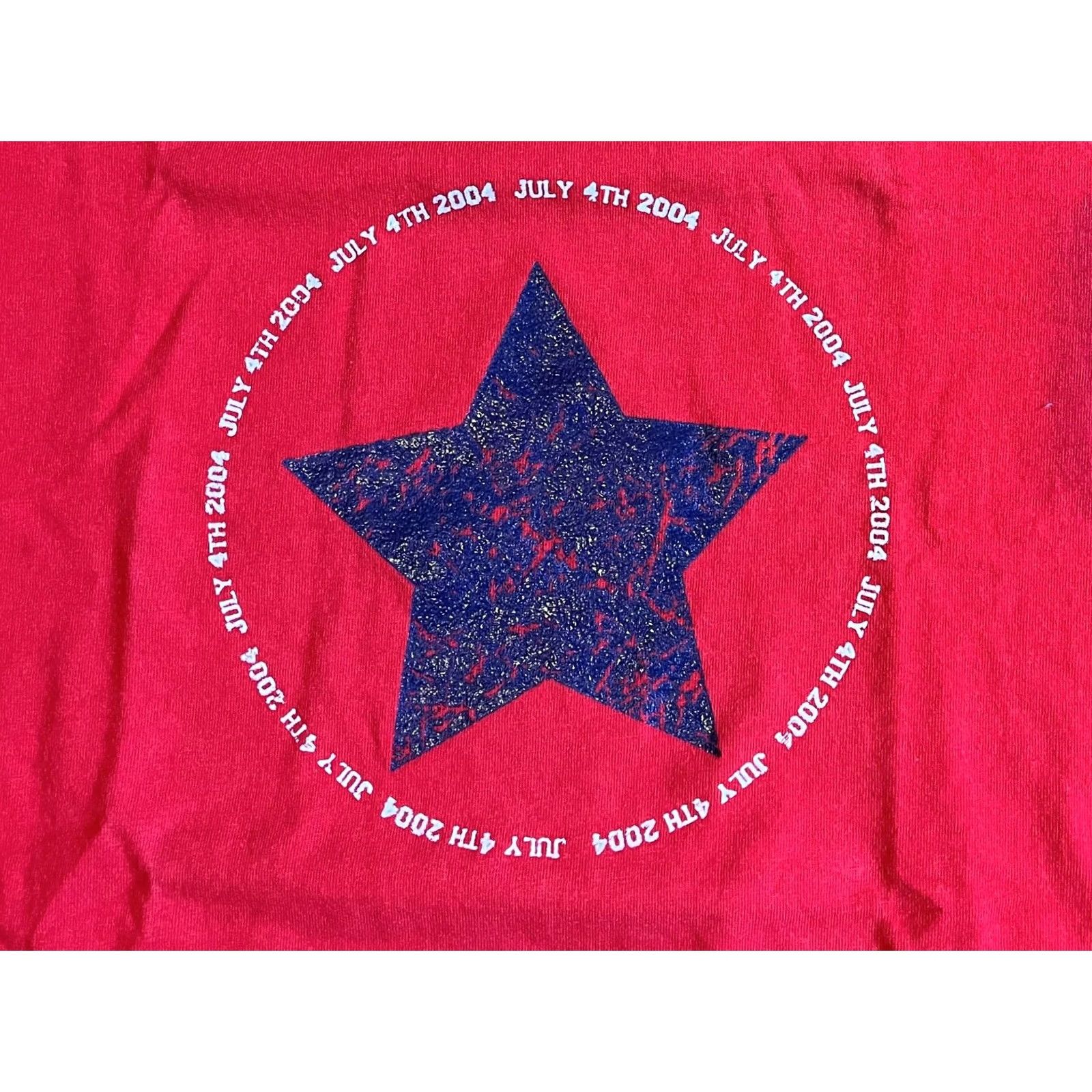 Vintage VINTAGE Celebration Nation Shirt Men XL Red Graphic Print USA 2004 July 4th Classic Retro Size US XL / EU 56 / 4 - 3 Thumbnail