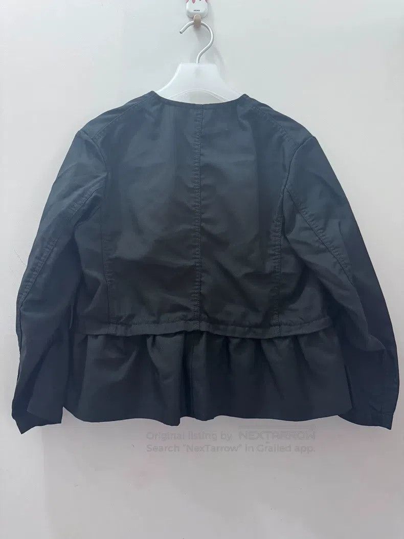 Comme des Garcons Comme Des Garcons Ruffled Little Jacket Black Polyester Sh Size S / US 4 / IT 40 - 2 Thumbnail