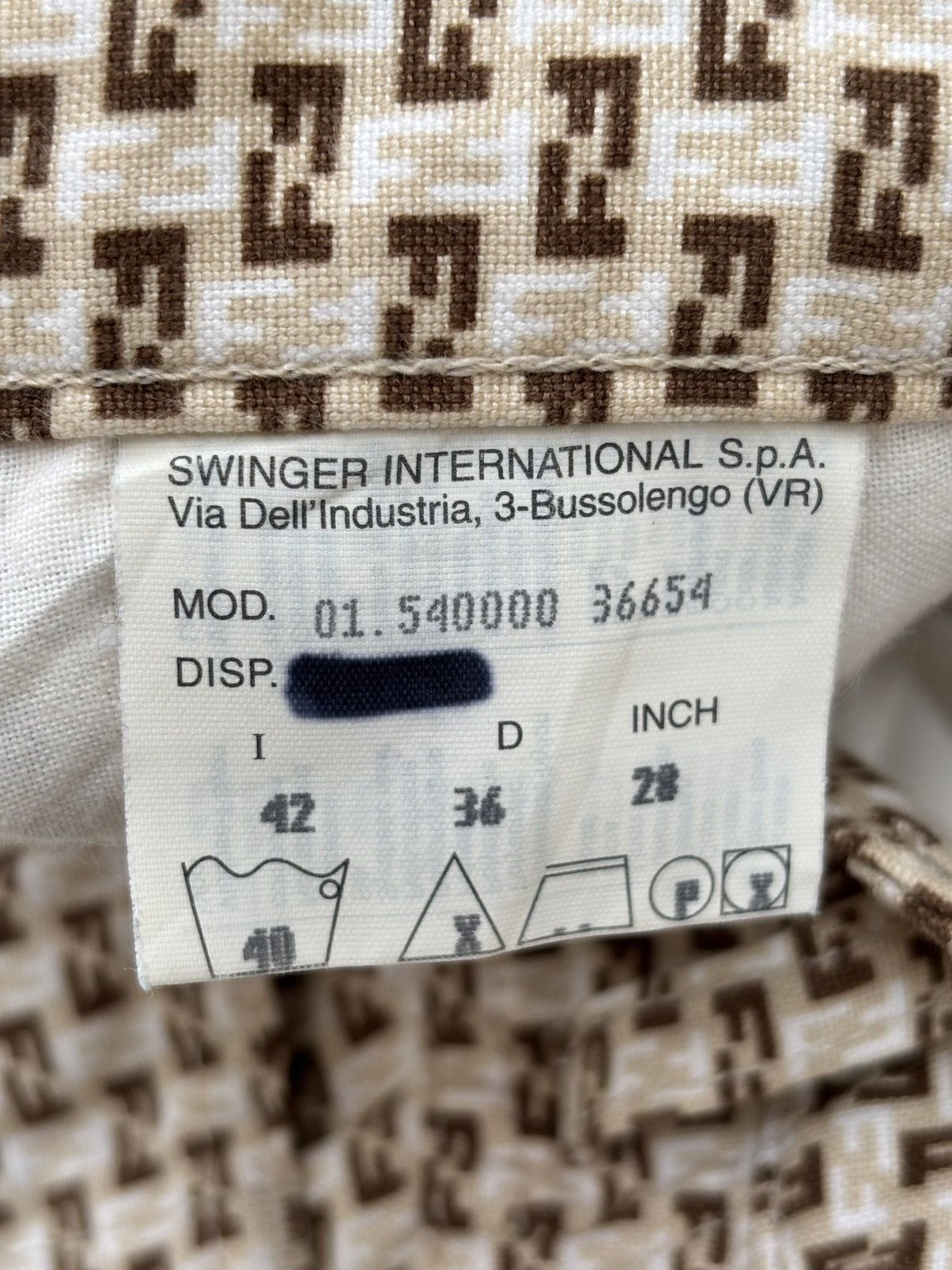 Fendi Vintage Zucca Monogram Pants Size 28" / US 6 / IT 42 - 9 Thumbnail
