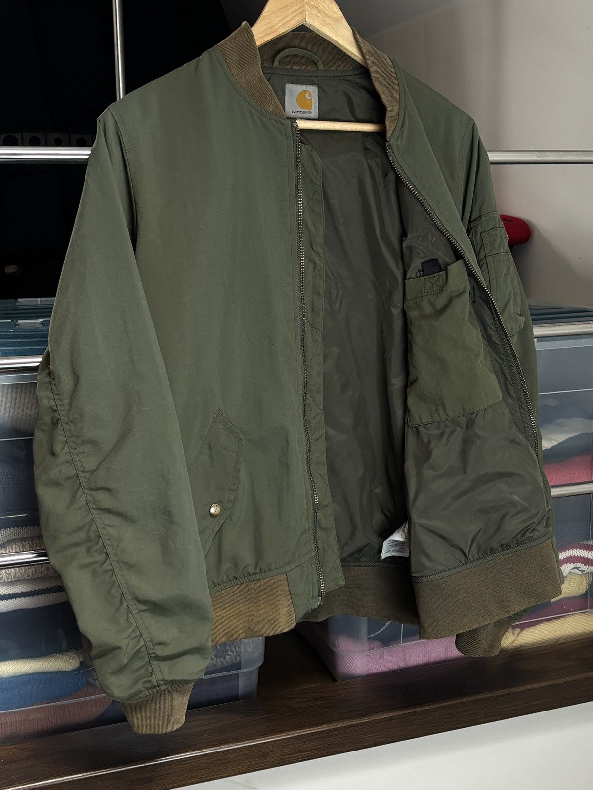 Carhartt Carhartt Military Bomber Adams Jacket Vintage Work Size US M / EU 48-50 / 2 - 9 Thumbnail