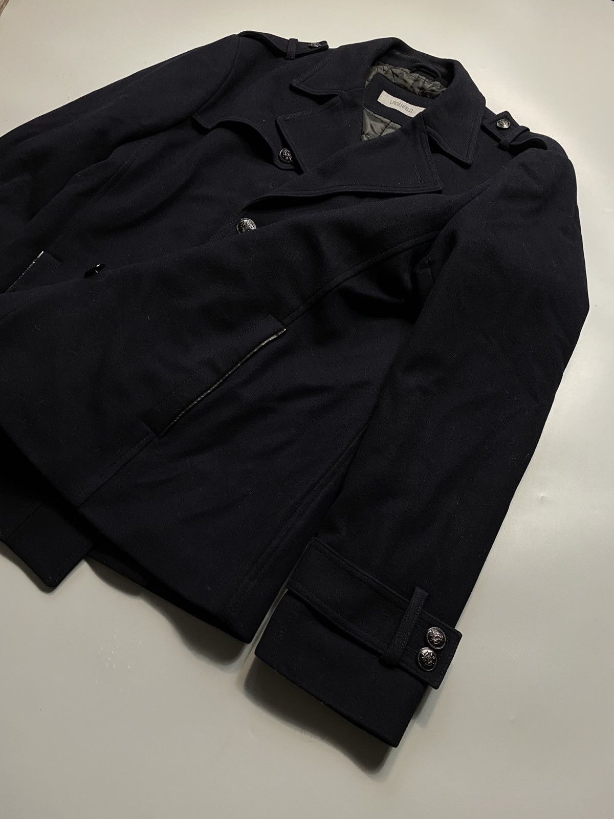 Karl Lagerfeld Lagerfeld vintage double-breasted trench coat Size US L / EU 52-54 / 3 - 4 Thumbnail