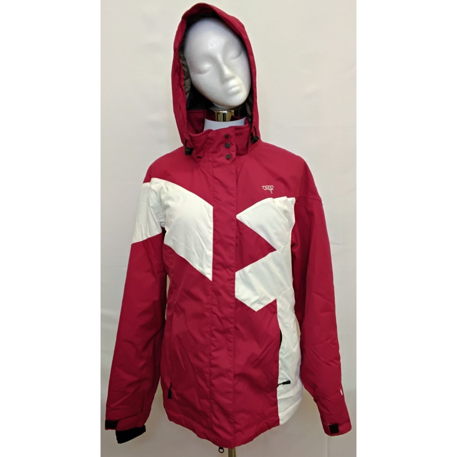Orage Orage Ski Jacket Women's Large Magenta Hooded Full Zip Size L / US 10 / IT 46 - 2 Thumbnail
