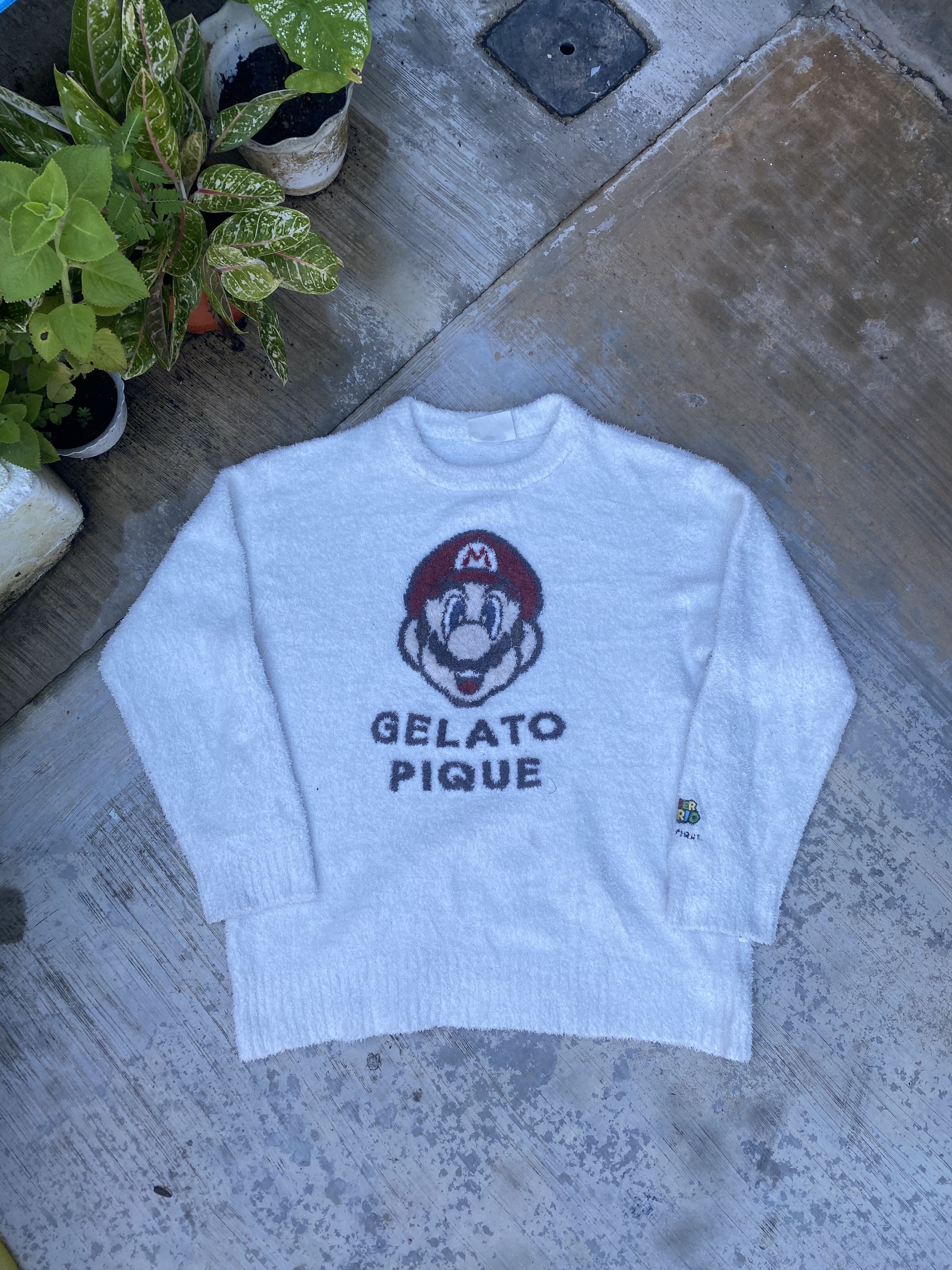Japanese Brand × Nintendo Super Mario X Galato pique Sweater Size US L / EU 52-54 / 3 - 1 Thumbnail