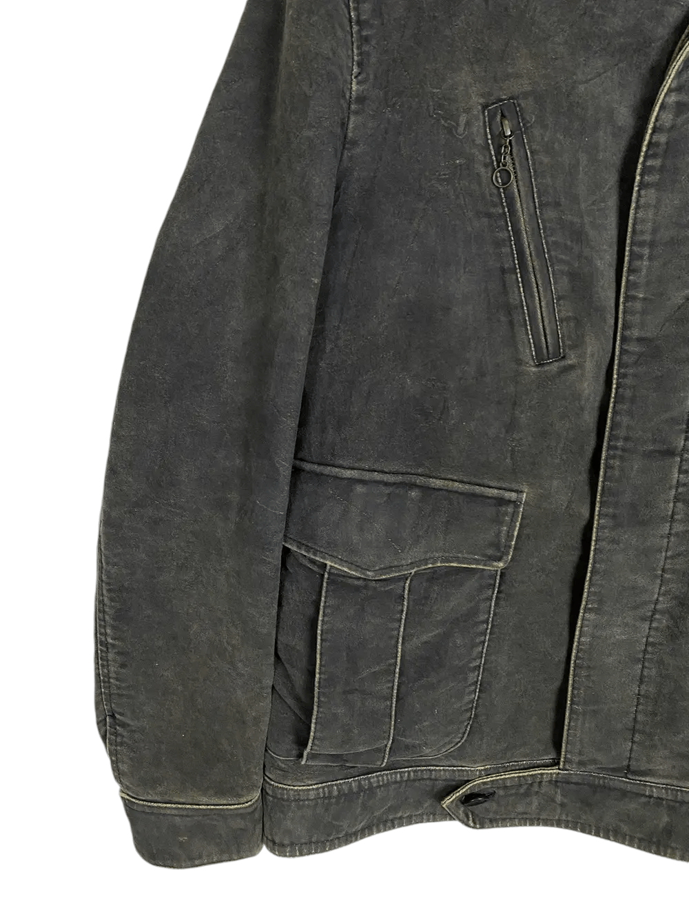 ADAM ET ROPE × Japanese Brand × Vintage Vtg Adam Et Rope Suede Military Jacket Size US S / EU 44-46 / 1 - 6 Thumbnail
