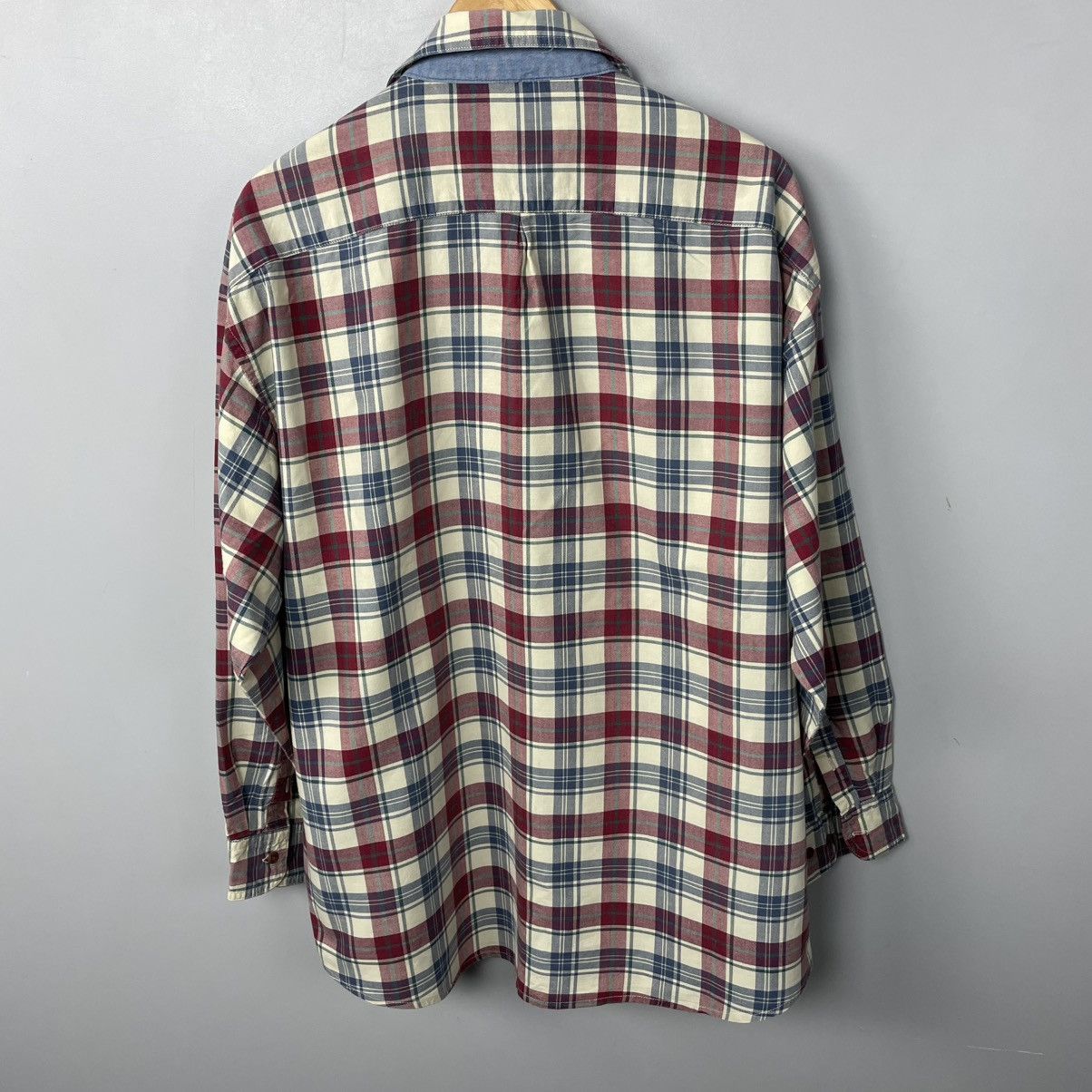 Yves Saint Laurent Vintage Yves Saint Laurent (YSL) Plaid Flannel Button Shirt Size US XL / EU 56 / 4 - 7 Thumbnail