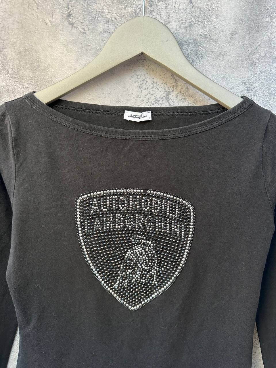 Lamborghini Lamborghini Automobili Long Sleeve Top Italy Rhinestone Logo Size S / US 4 / IT 40 - 5 Thumbnail