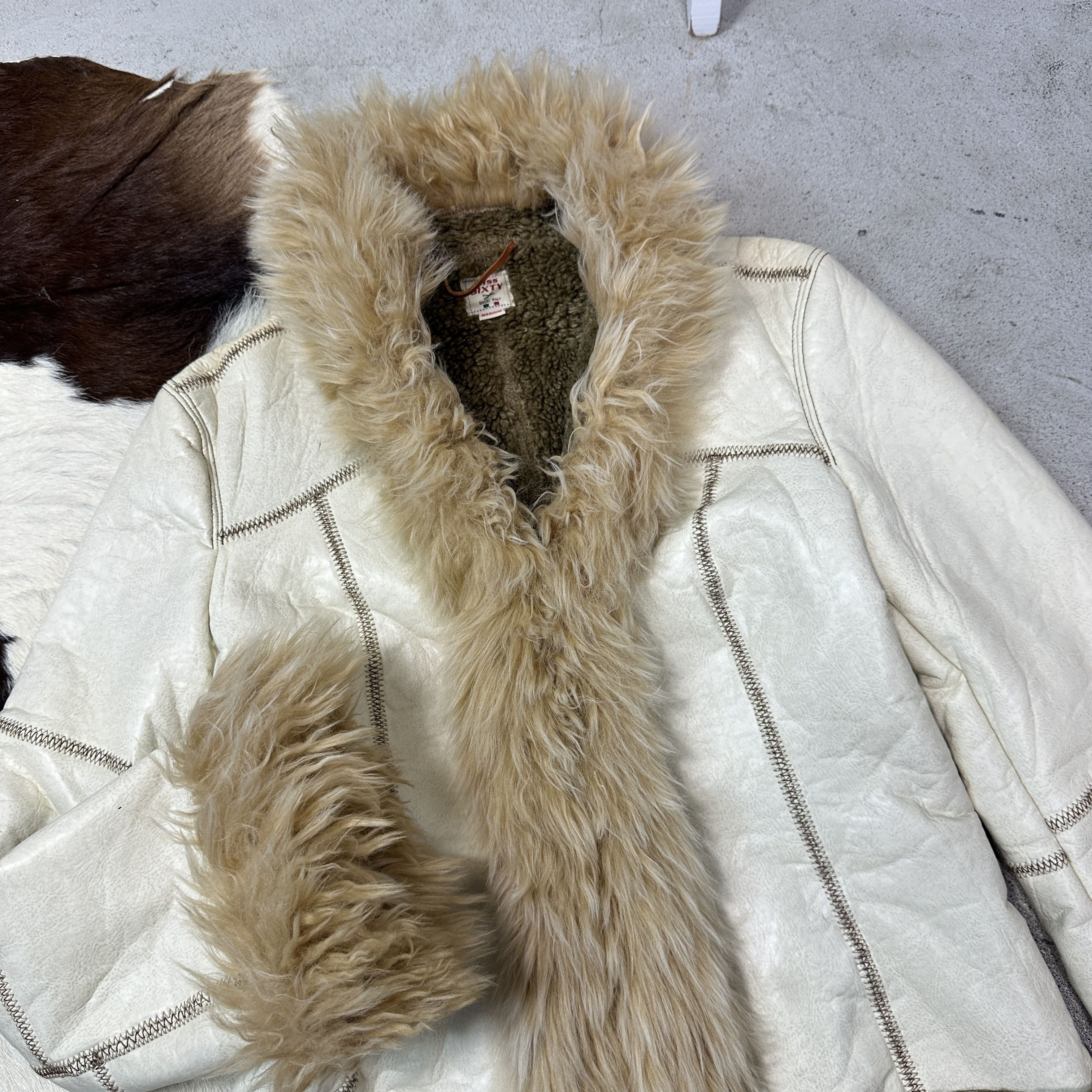Miss Sixty Vintage Maxi Faur Fur Penny Lane Afghan Miss Sixty Coat Y2K Size S / US 4 / IT 40 - 8 Thumbnail