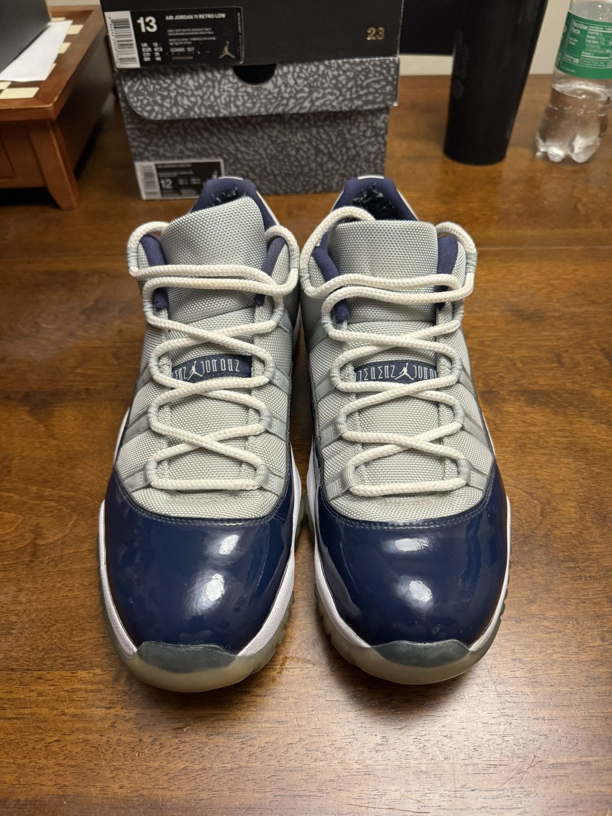 Jordan Brand × Nike Air Jordan 11 Retro Low “Georgetown” Size US 13 / EU 46 - 3 Thumbnail