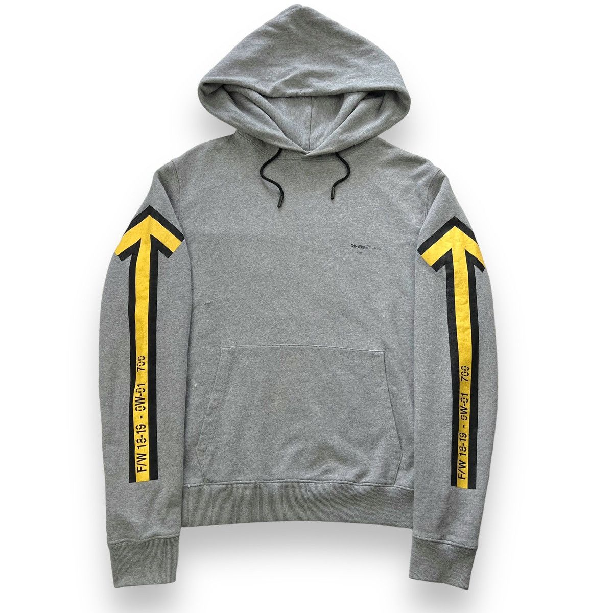 Off-White Off-White Yellow Arrows Hoodie Size US S / EU 44-46 / 1 - 4 Thumbnail