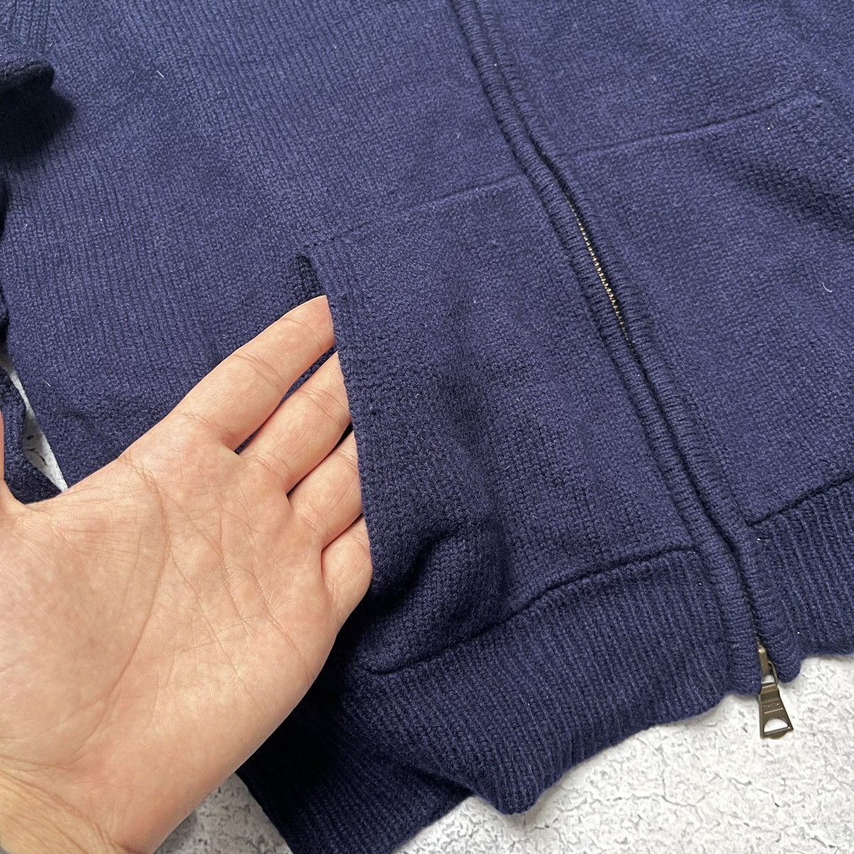 Polo Ralph Lauren × Vintage Vintage Polo Ralph Lauren Sweater Knitted Jacket Y2K Zip Size US M / EU 48-50 / 2 - 6 Thumbnail