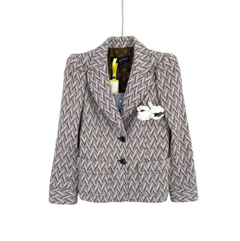Louis Vuitton Louis Vuitton Multicolor Silk Women's Jacket 0089 Size ONE SIZE - 1 Thumbnail