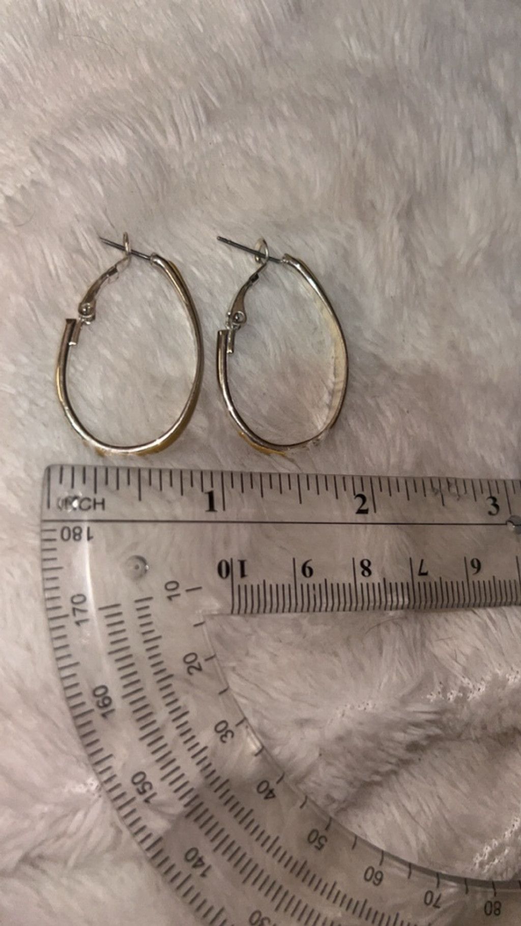 The Unbranded Brand Women's Unbranded Gold & Silver Tone Hoop Earrings One Size Size ONE SIZE - 3 Thumbnail
