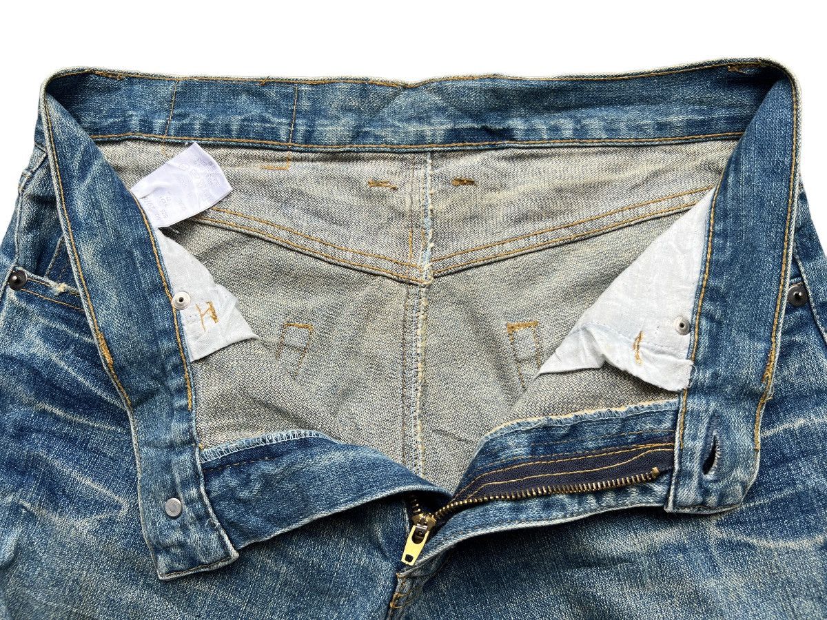 Other Peace Spellout Japanese Distressed Denim Jeans 33x29 Size US 33 - 10 Thumbnail