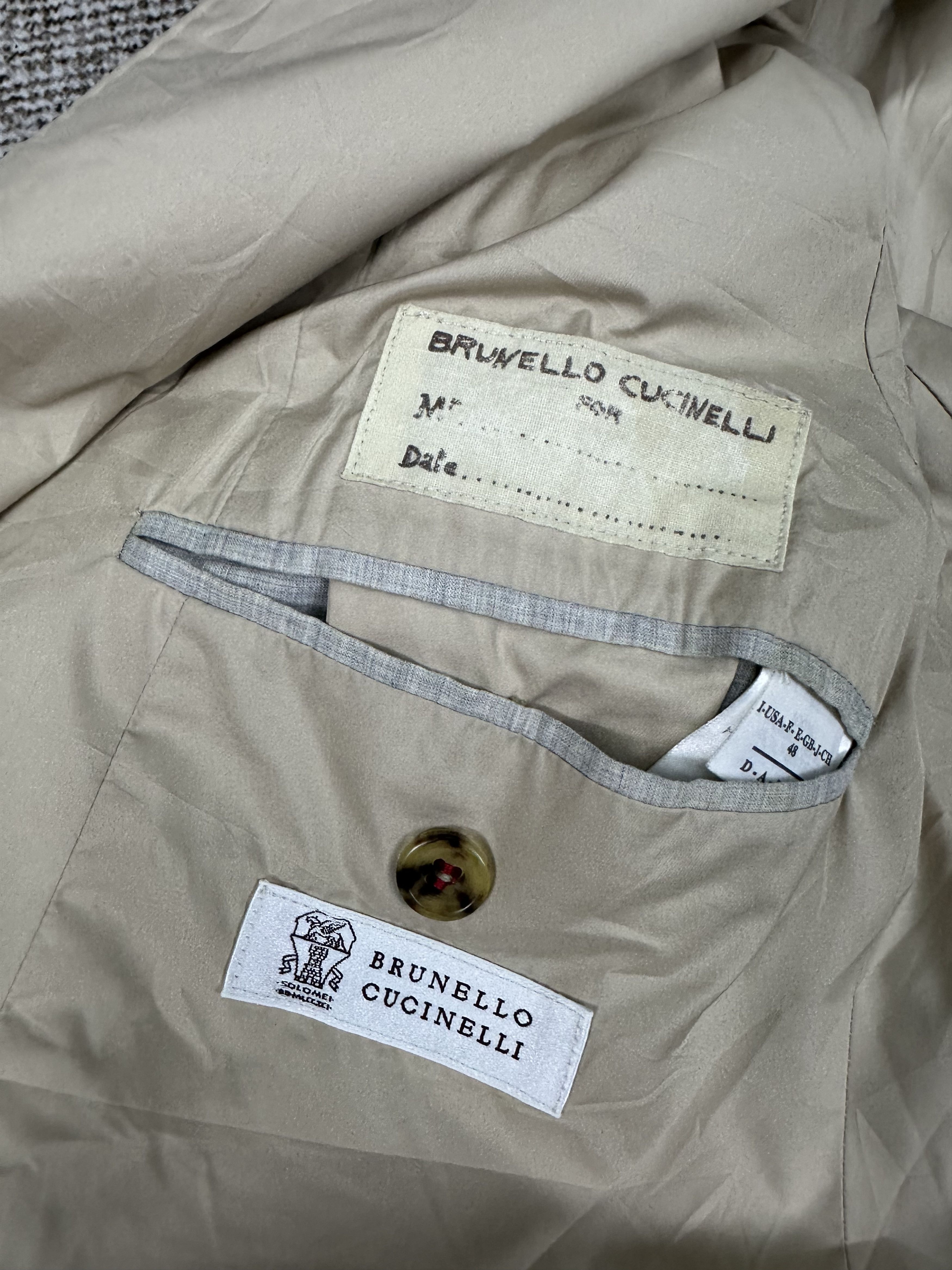 Brunello Cucinelli Vintage Brunello Cucinelli Nylon Blazer Jacket VT02 Size XL / US 12-14 / IT 48-50 - 11 Thumbnail
