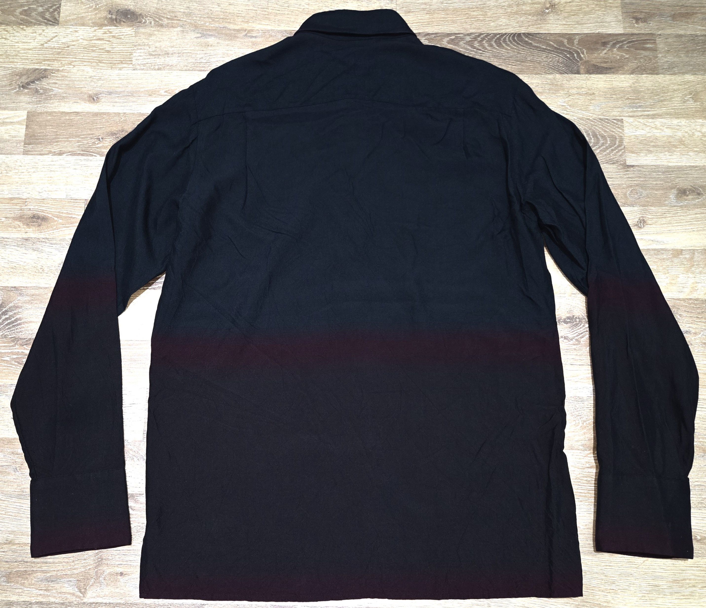 Lad Musician LAD MUSICIAN SS2014 Rayon Fly Front Middle Long Sleeve Shirt Size US M / EU 48-50 / 2 - 3 Thumbnail