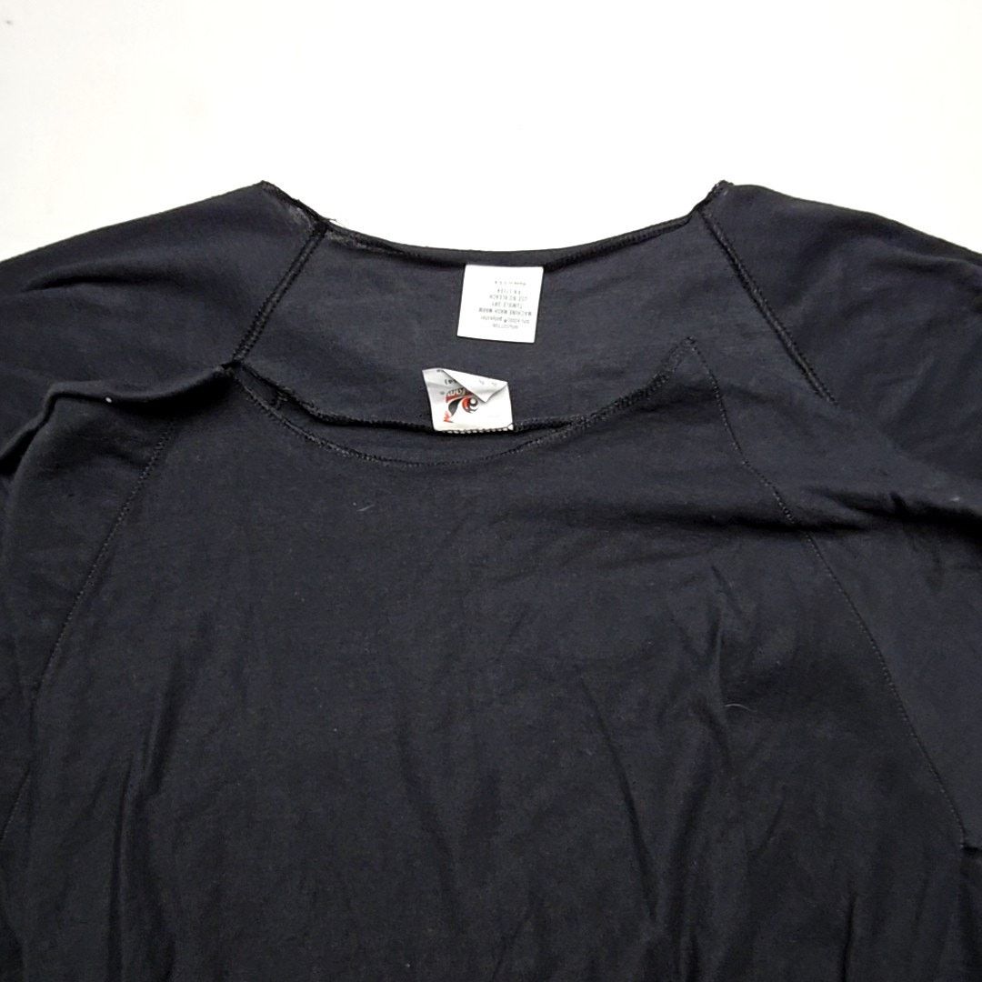 Vintage Vintage Women's Black Blank Shirt Top Bantam Women Large 80s Size L / US 10 / IT 46 - 10 Thumbnail