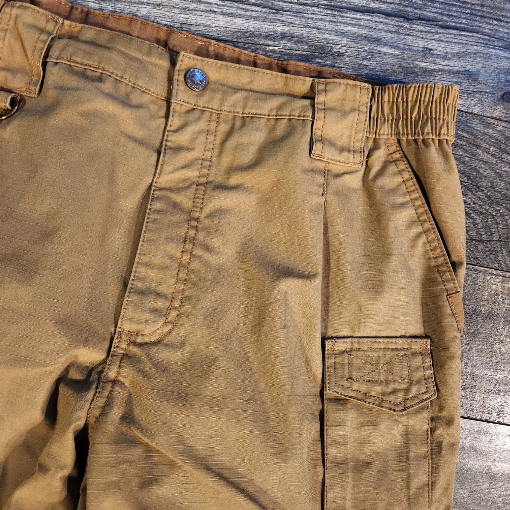 Propper PROPPER Pants MEN'S 38x32 TAN RIP STOP TACTICAL Cargo Pocket Workwear Casual 6.2 oz 60% cotton 40% polyester Ankle Cinch Regular Beiges? Size US 38 / EU 54 - 6 Thumbnail