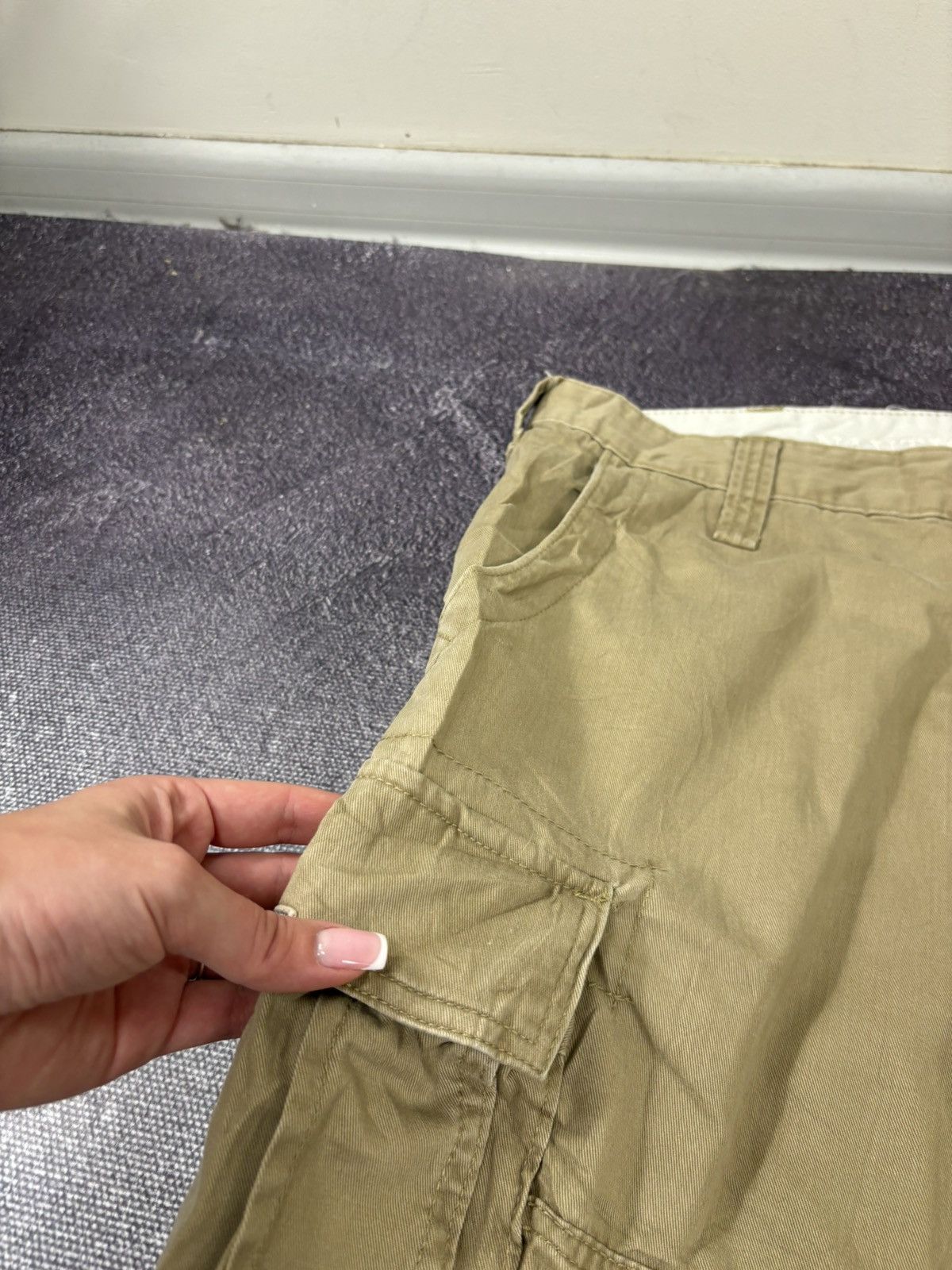 Nautica Vintage Nautica Y2K Beige Utility Hype Outdoor Cargo Shorts Size US 36 / EU 52 - 5 Thumbnail
