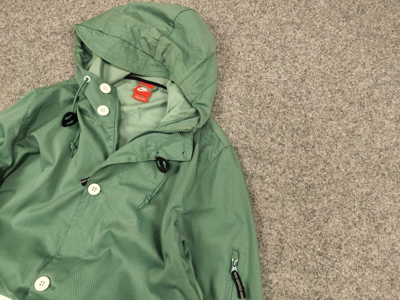 Nike Nike tech gf saturday turquoise Zip Hoodie Canvas Jacket Size US S / EU 44-46 / 1 - 4 Thumbnail