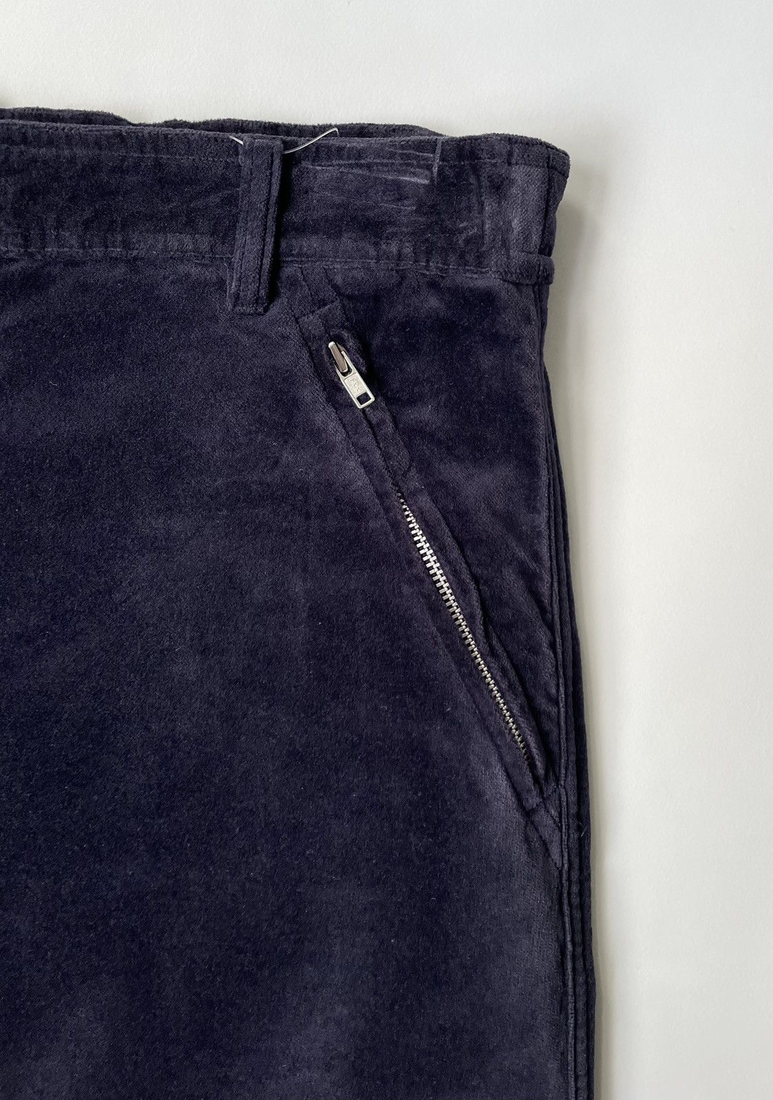 Comme des Garcons Blue Velvet Utility Trousers Size US 34 / EU 50 - 4 Thumbnail