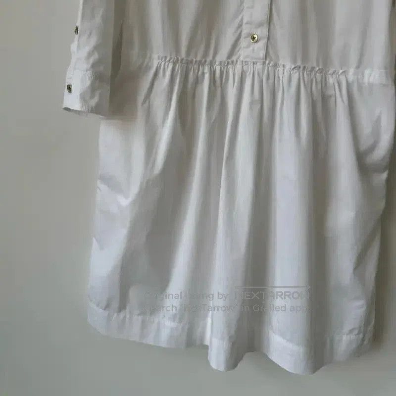 Burberry Burberry Summer White Cotton Long Sleeve Dress. Size S / US 4 / IT 40 - 3 Thumbnail