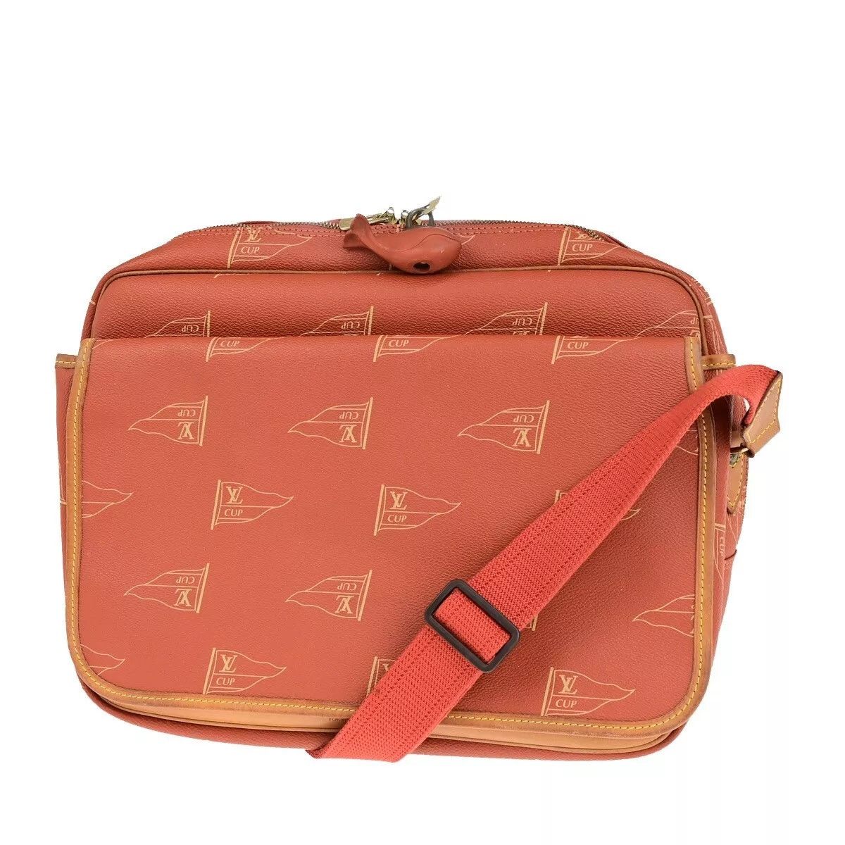 Louis Vuitton Pvc Cup Calvi Cross Body Shoulder Bag Red, Women's