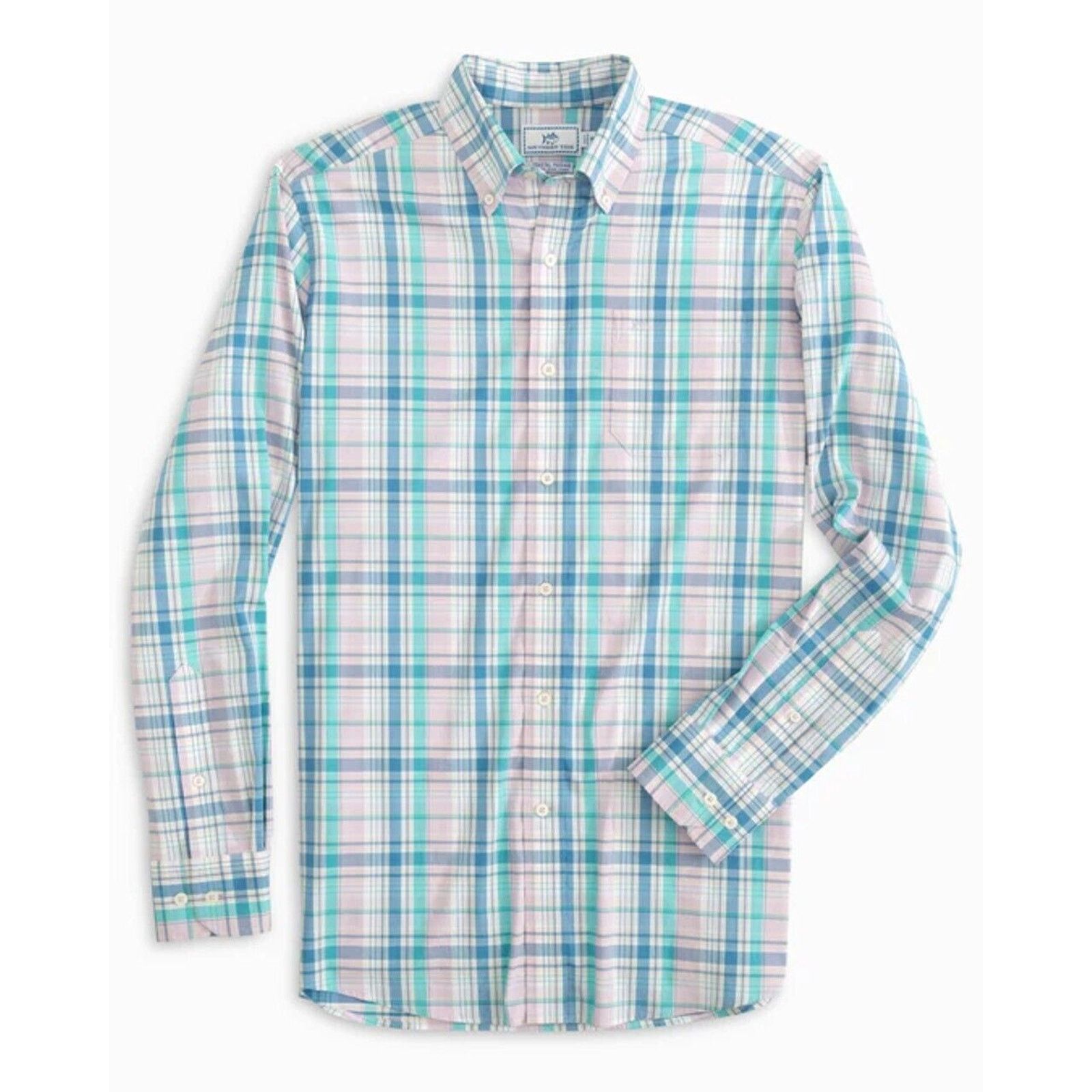 Southern Tide NWT SOUTHERN TIDE Sky Valley Plaid Coastal Passage Sport Size US M / EU 48-50 / 2 - 4 Thumbnail